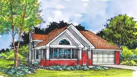 image of traditional house plan 1322